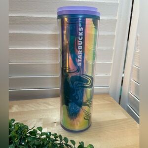 Starbucks Holographic 16oz Tumbler with Light Purple Lid